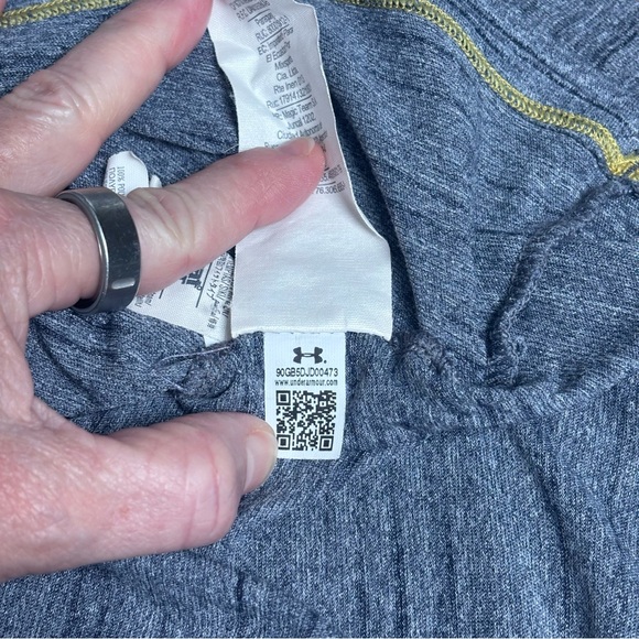 Under Armour Women’s L Gray 1/4 Zip Pullover Univ. of Notre Dame Logo - Picture 9 of 12